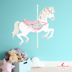 Carousel Horse Wall Stickers