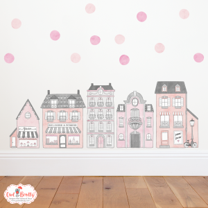 Buildings and House Wall Stickers