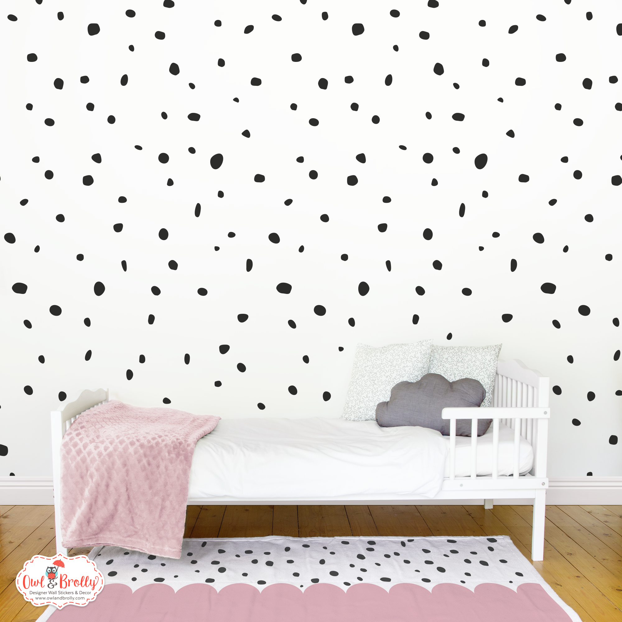 Dalmatian Spot Wall Sticker Decals (smaller spaces