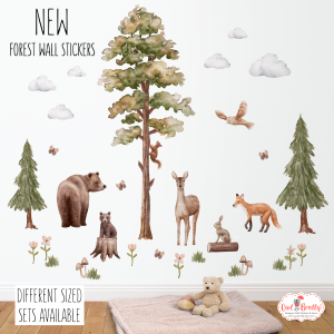 Forest Animal Wall Stickers Range