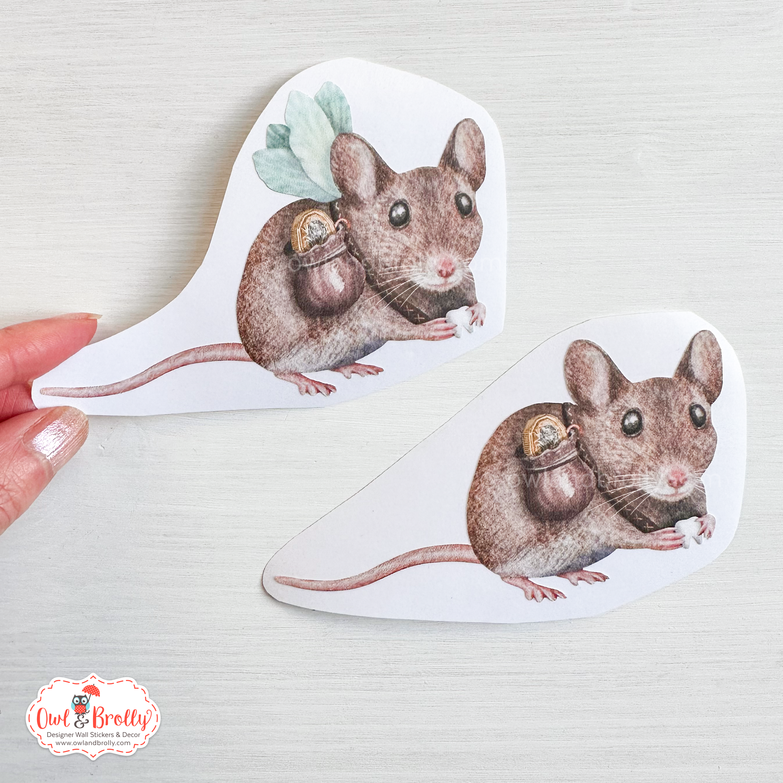 Tooth Fairy Mouse Wall Sticker